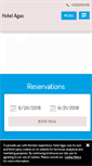 Mobile Screenshot of hotelaghas.gr