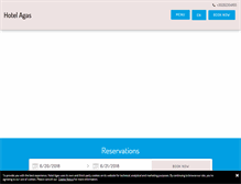 Tablet Screenshot of hotelaghas.gr